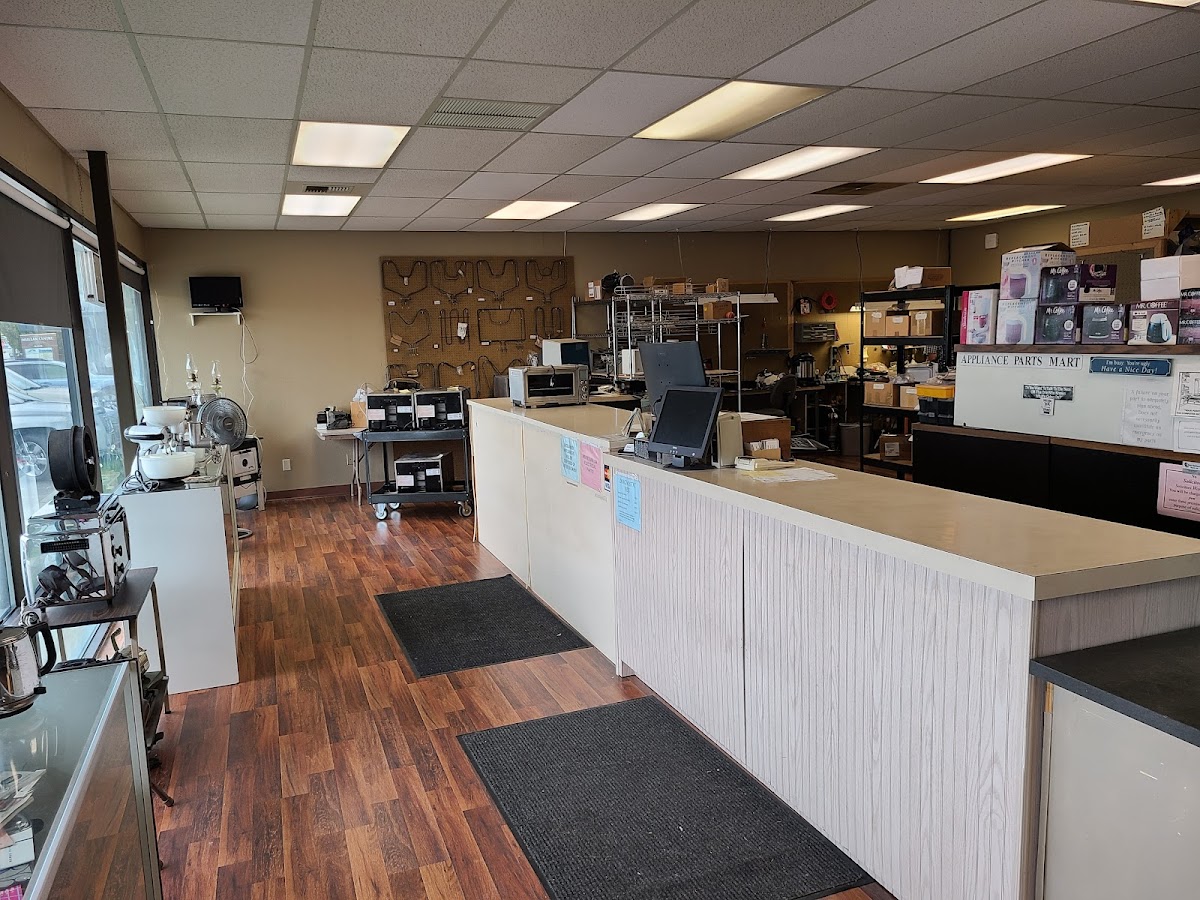 The Appliance Parts Mart service counter in Spokane Valley